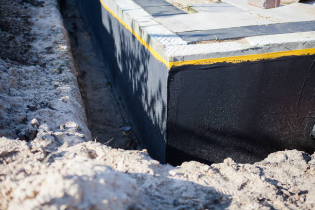 Residential Waterproofing installation at a Grandville, MI home by SJ Waterproofing Pros